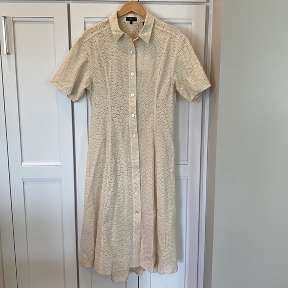 Theory Nova Eyelet dress sz Large NWT - Picture 2 of 6